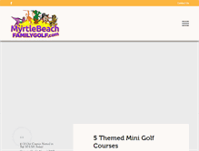 Tablet Screenshot of myrtlebeachfamilygolf.com